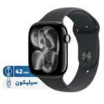 ساعت هوشمند اپل سری 11 مدل Aluminum Case سایز 42 میلی‌متر با نمایشگر OLED همیشه روشن، تراشه S10، پایش سلامت شامل فشار خون و کیفیت خواب، قابلیت تشخیص سقوط و تصادف، کنترل موسیقی و مکالمه بلوتوثی، سازگار با iPhone 11 به بعد و iOS 26 به بالا - تصویر 5